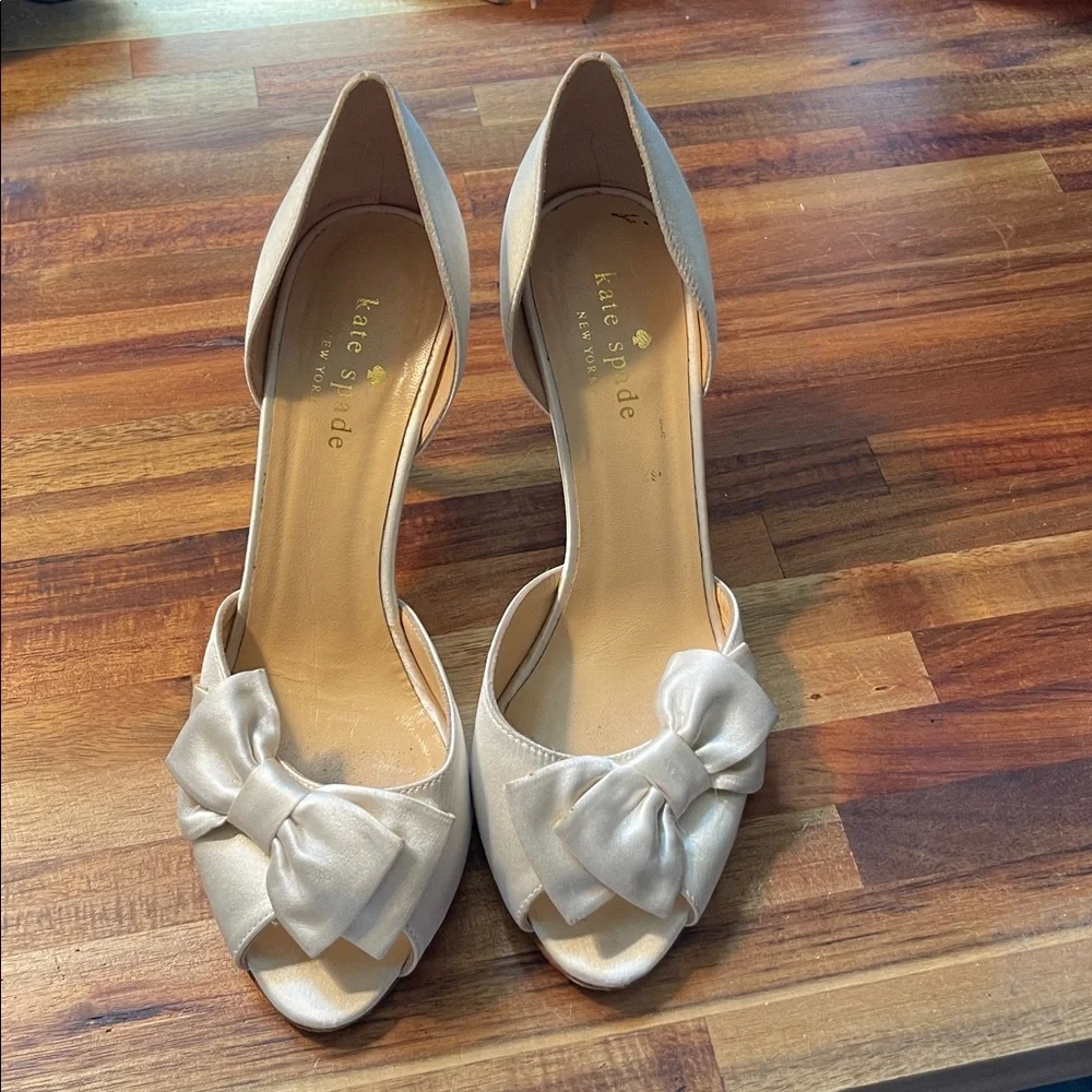 kate spade color toe peep